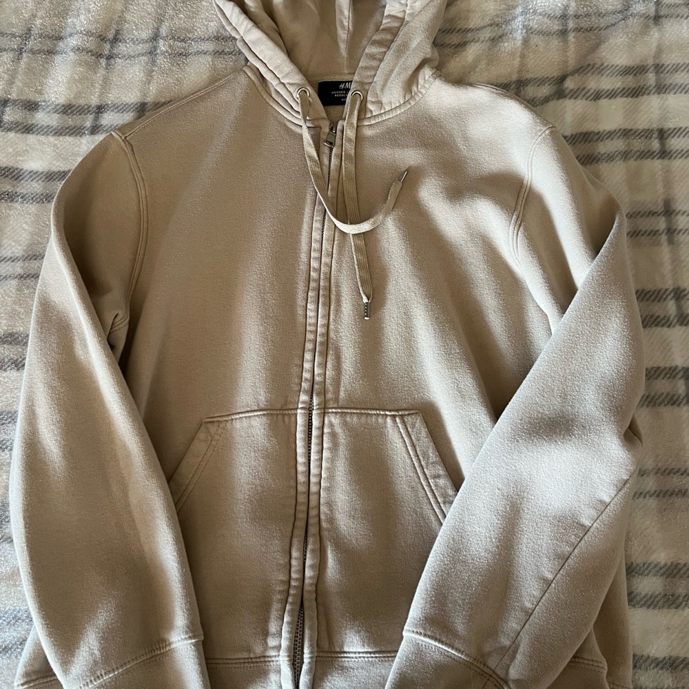H&M Light Tan Hooded Jacket